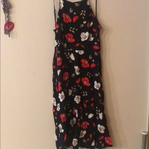 Backless spaghetti strap dress